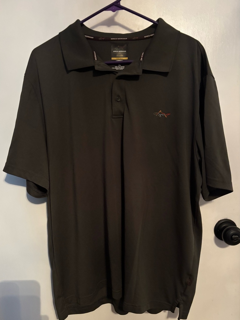 Greg Norman Collection Men's Polo Shirt - Olive color